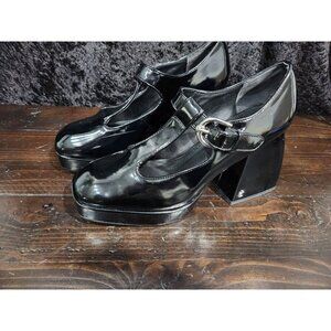 NEW Circus NY by Sam Edelman Kay Black Mary Jane Platform Pumps/Sz. 8